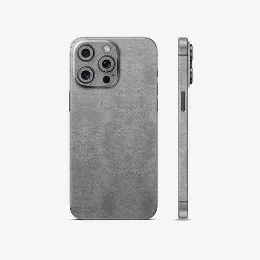Concrete Gray Marble Textured Mobile Skin - Urban & Sleek Protection