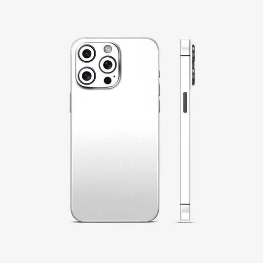 Feather Touch White Mobile Skin - Clean & Minimalist Protection