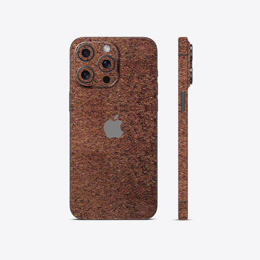 Copper Oxide Metallic Textured Mobile Skin - Industrial & Luxurious Protection