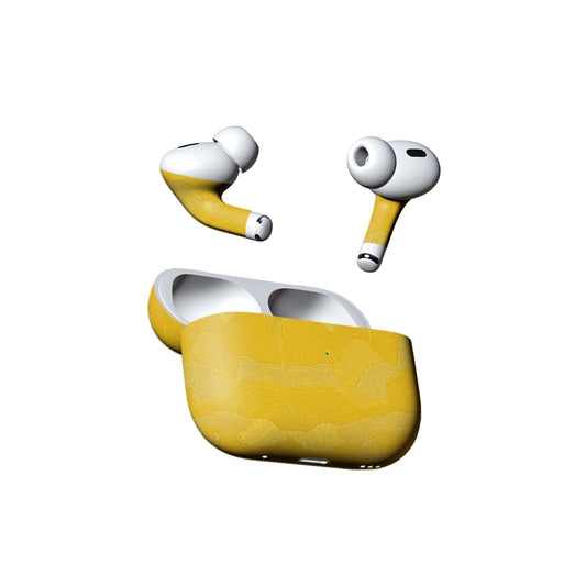Yellow Camouflage Texture Material