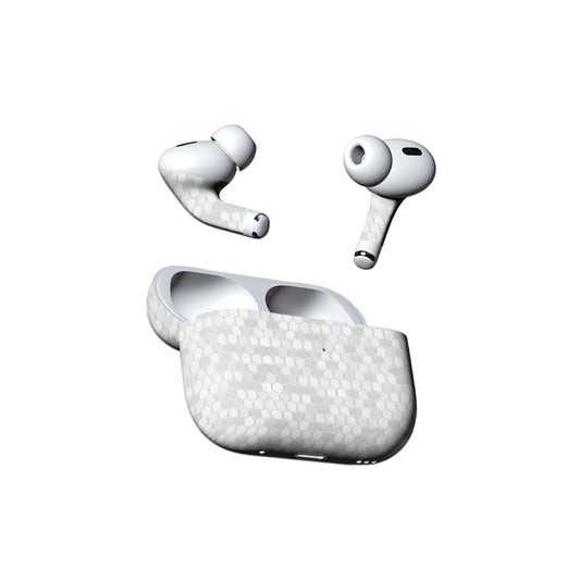 Honeycomb White Textured Material
