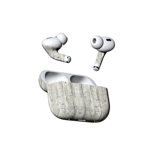 Silver Stripe Textured Material