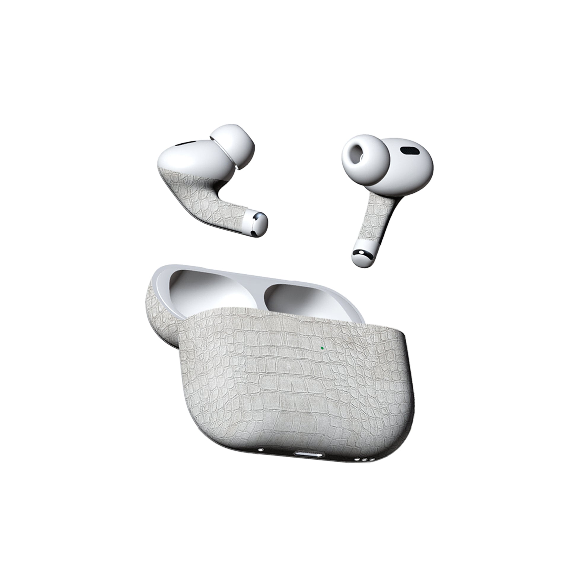 Crocodile White Textured Material