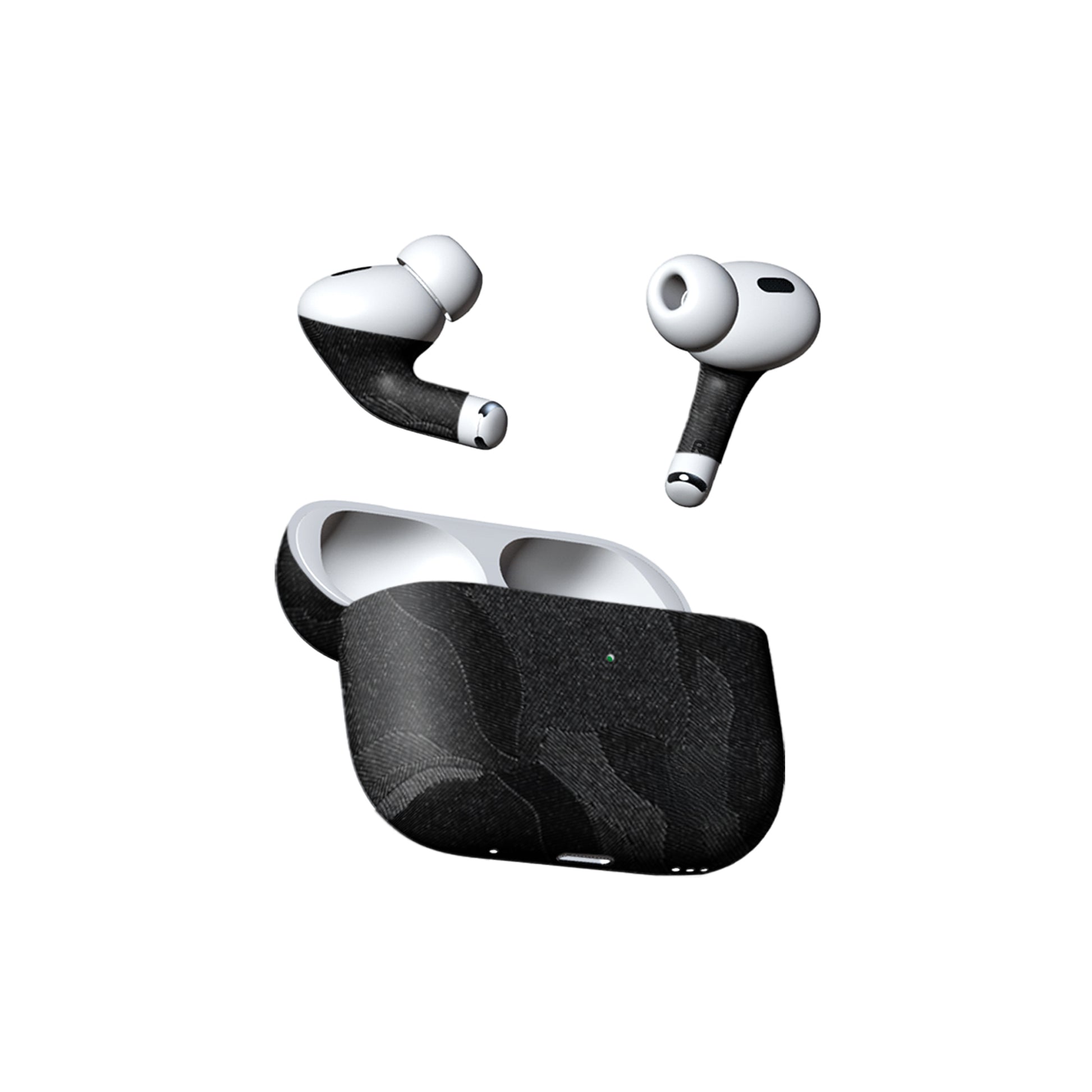 Black Camouflage Texture Material