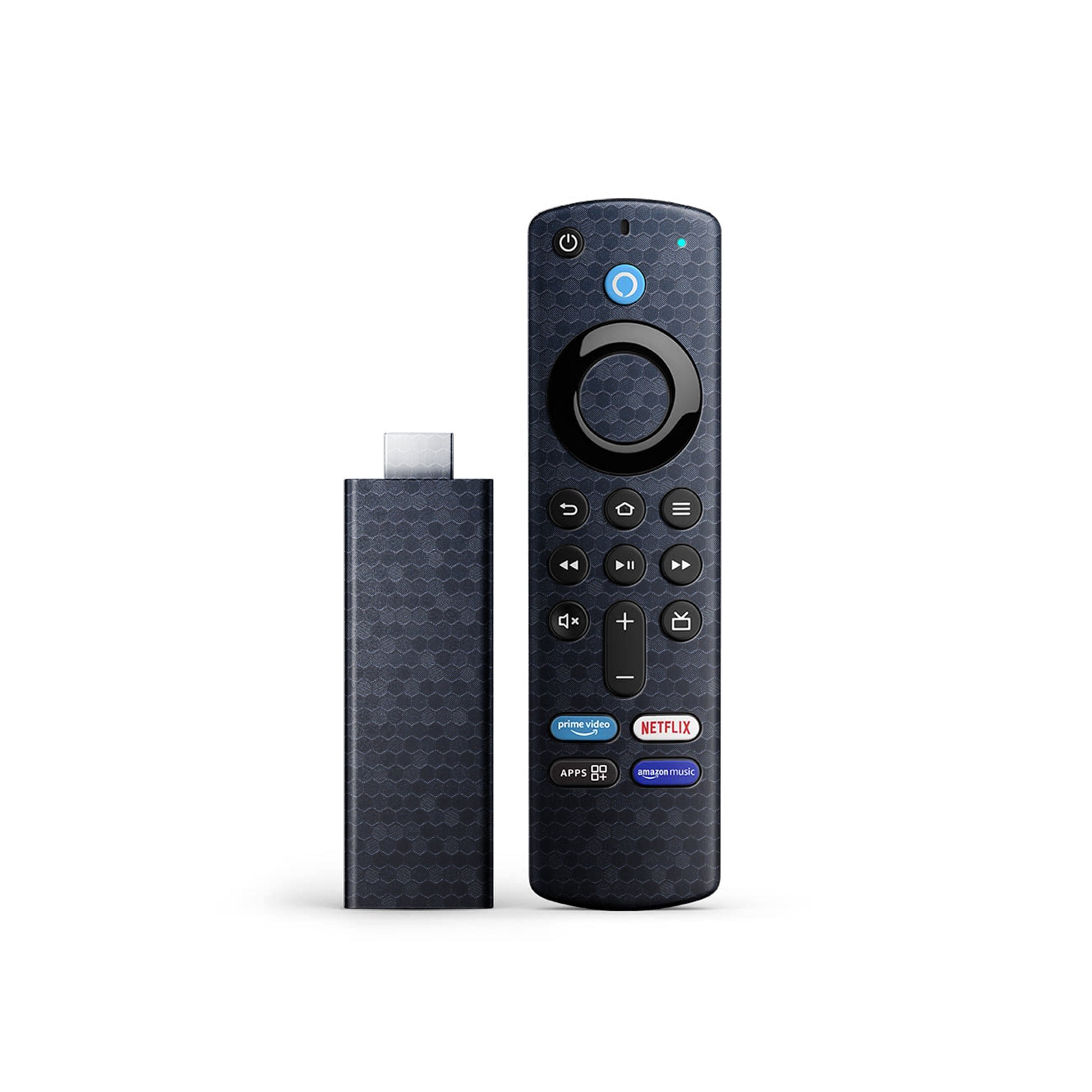 Honeycomb Blue Textured Material Premium