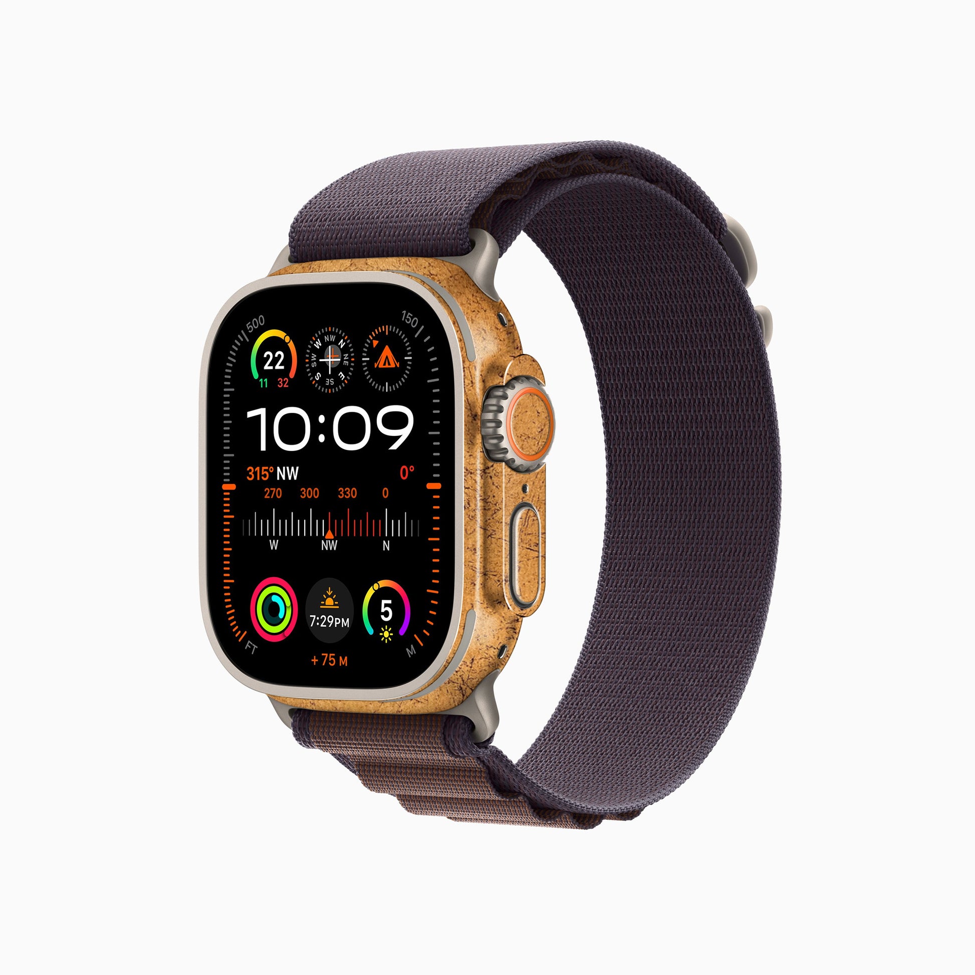 Golden Crack Textured Material Watch Skins | Premium, Stylish & Custom Protection for Every Watch