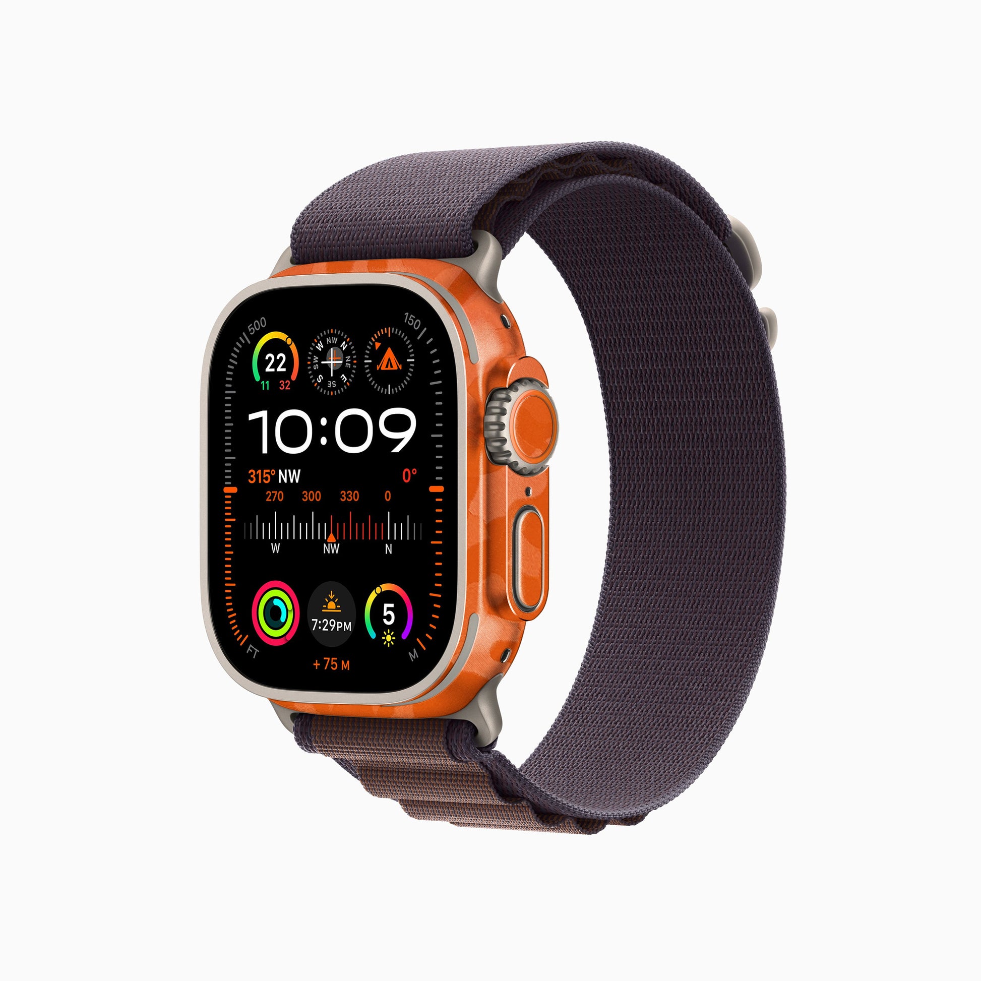 Orange Camouflage Textured Material Watch Skins | Premium, Stylish & Custom Protection for Every Watch