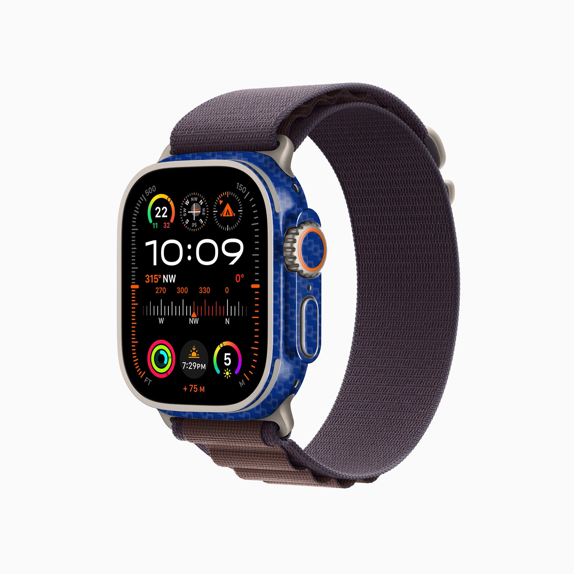Carbon Fiber Blue Textured Material Watch Skins | Premium, Stylish & Custom Protection for Every Watch