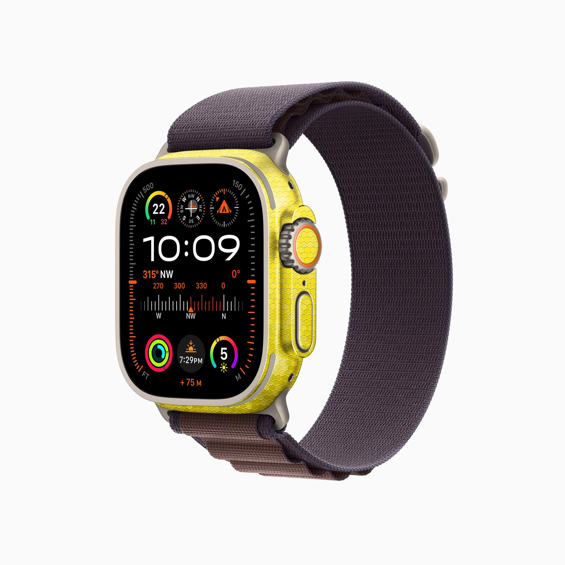 Honeycomb Yellow Textured Material Watch Skins | Premium, Stylish & Custom Protection for Every Watch