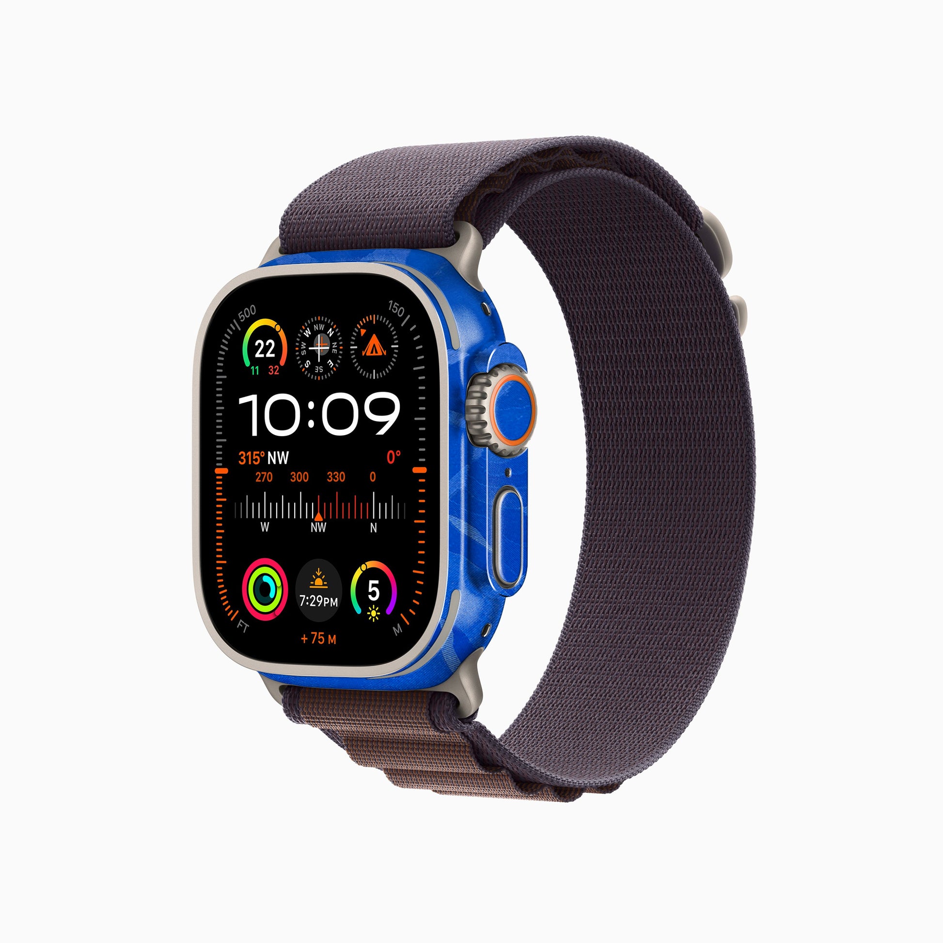 Blue Camouflage Textured Material Watch Skins | Premium, Stylish & Custom Protection for Every Watch