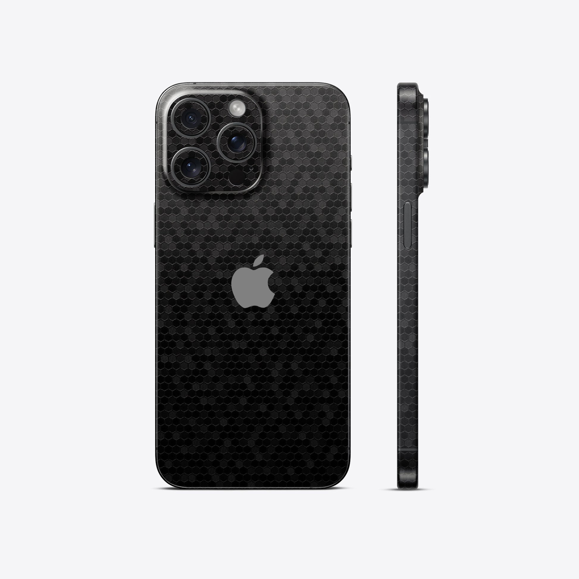 Premium Black Honeycomb Texture Mobile Skin – Durable & Stylish Protection by Oracle