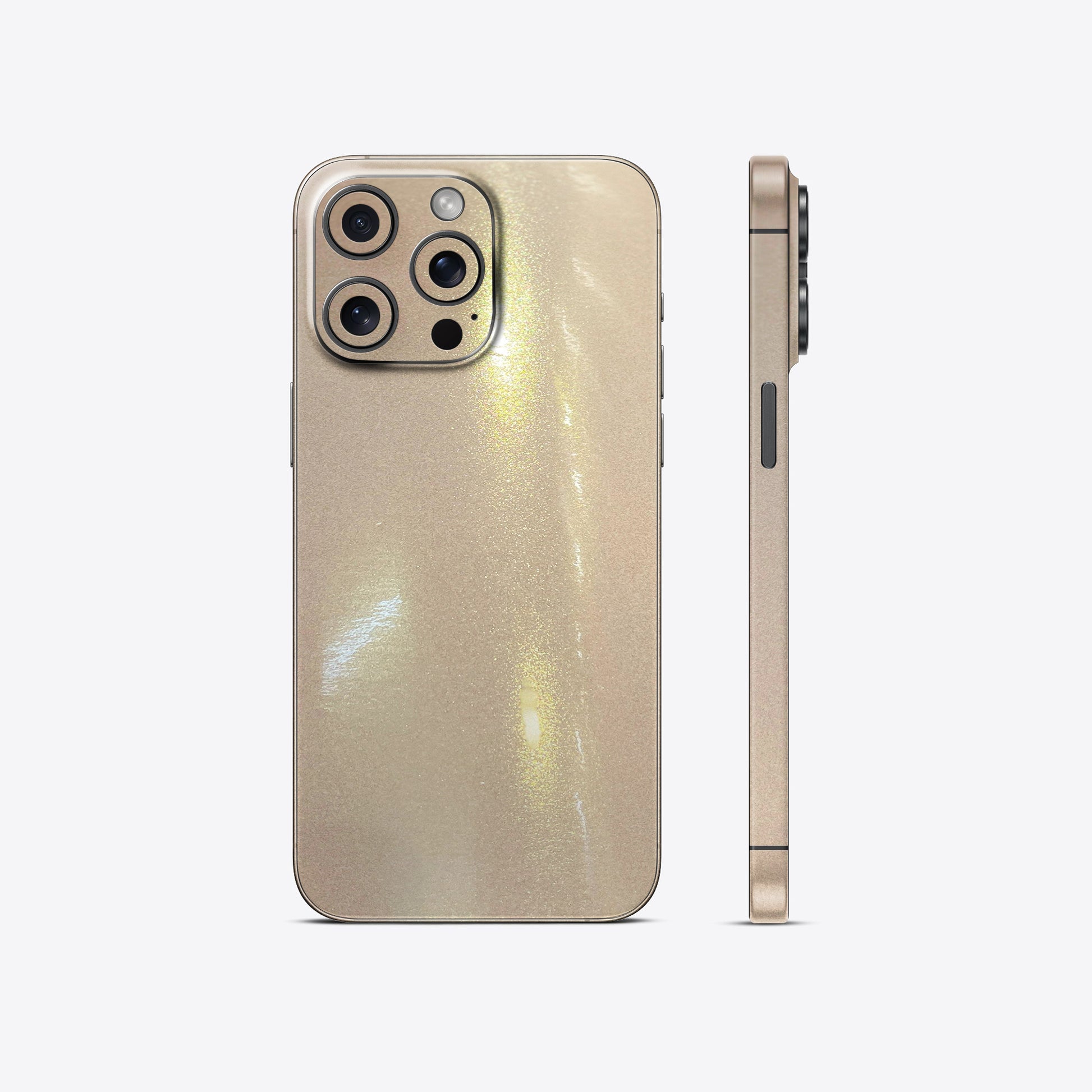 Cream Glitter Sparkle Glossy Mobile Skin - Dazzling & Elegant Shine