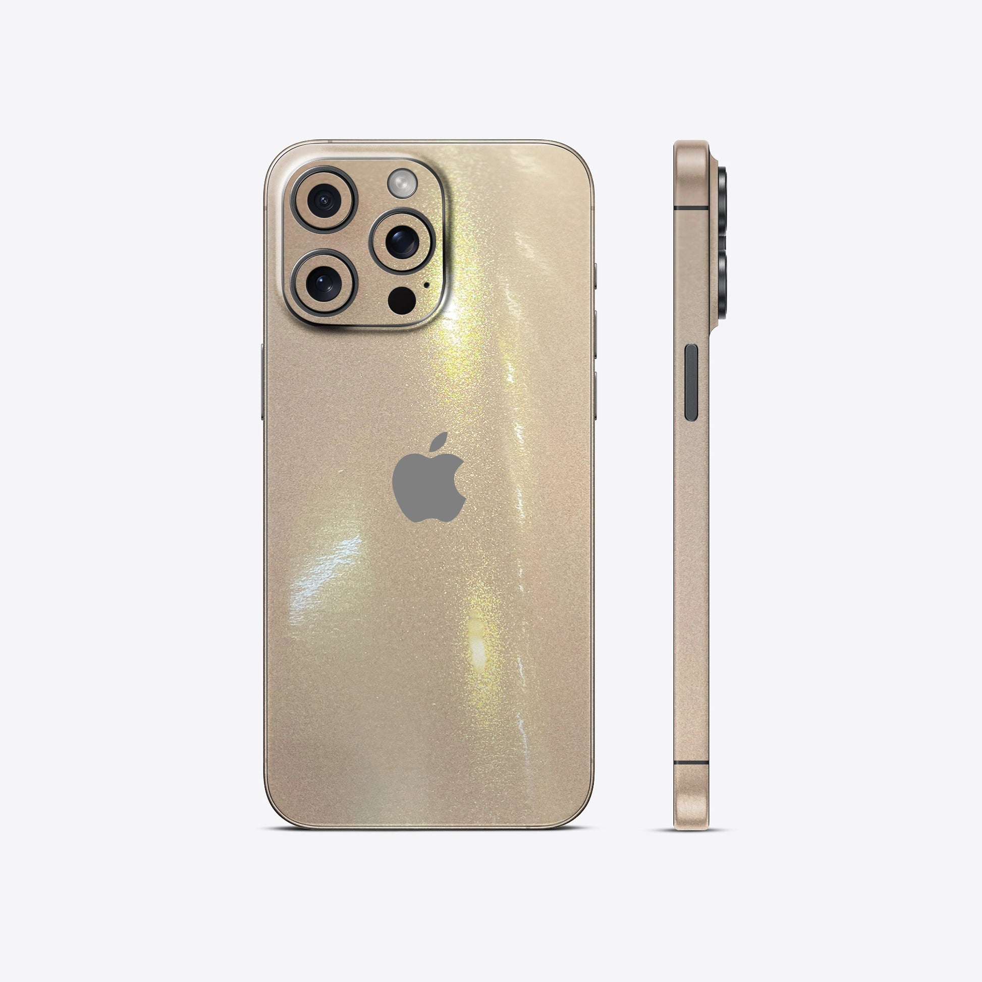 Cream Glitter Sparkle Glossy Mobile Skin - Dazzling & Elegant Shine