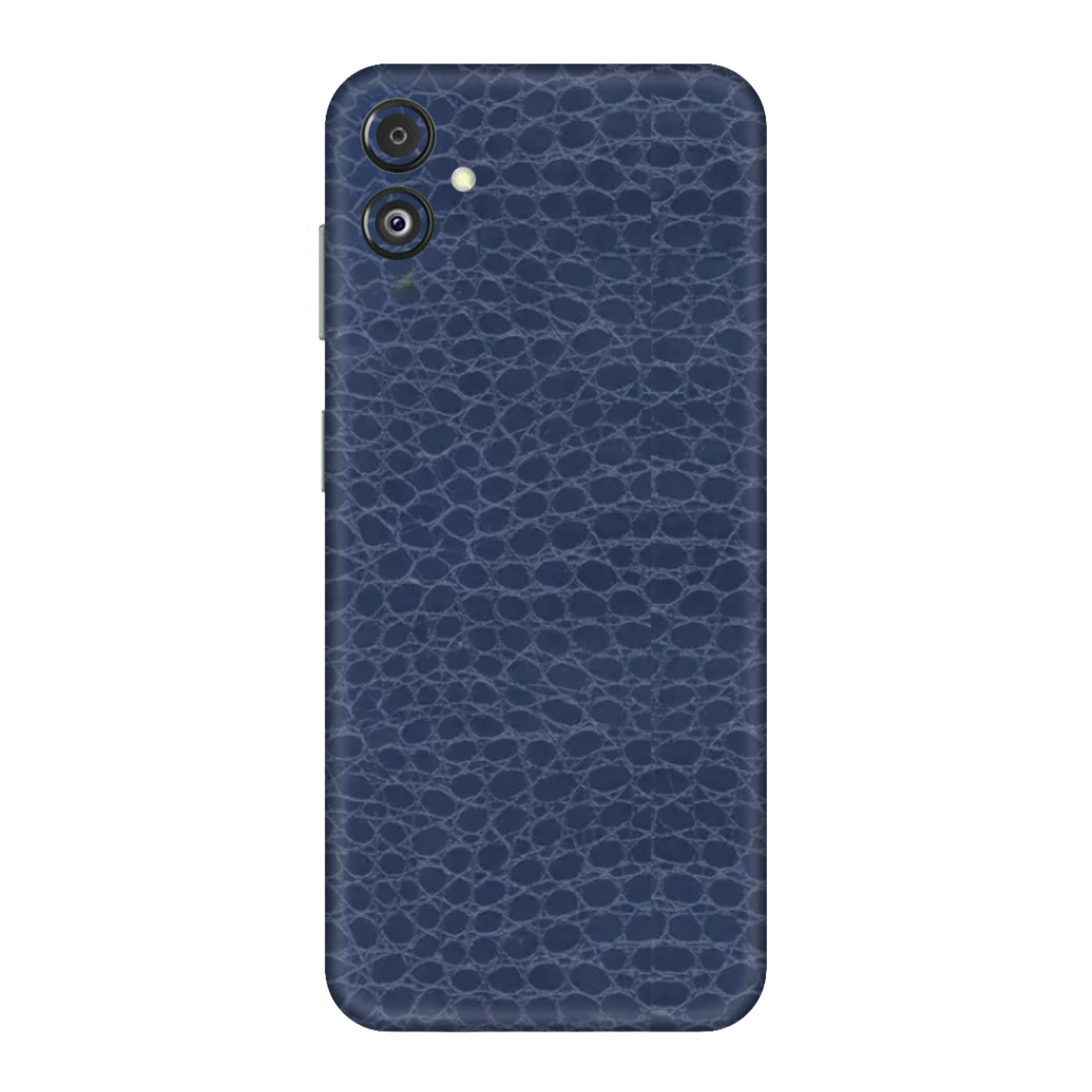 Crocodile Leather Blue Glossy Mobile Skin - Bold & Stylish Protection