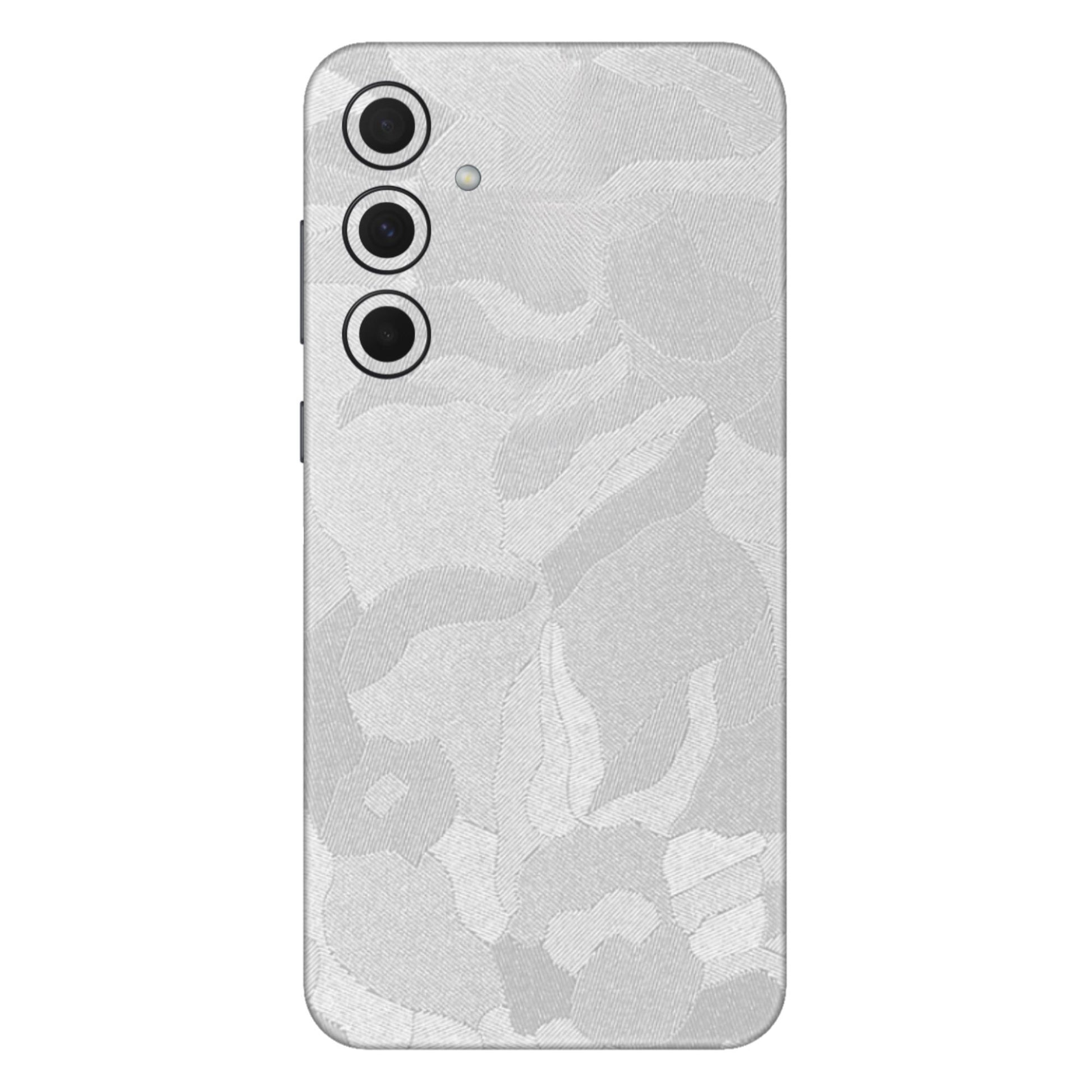 White Camouflage Textured Mobile Skin - Sleek &amp; Minimalist Protection