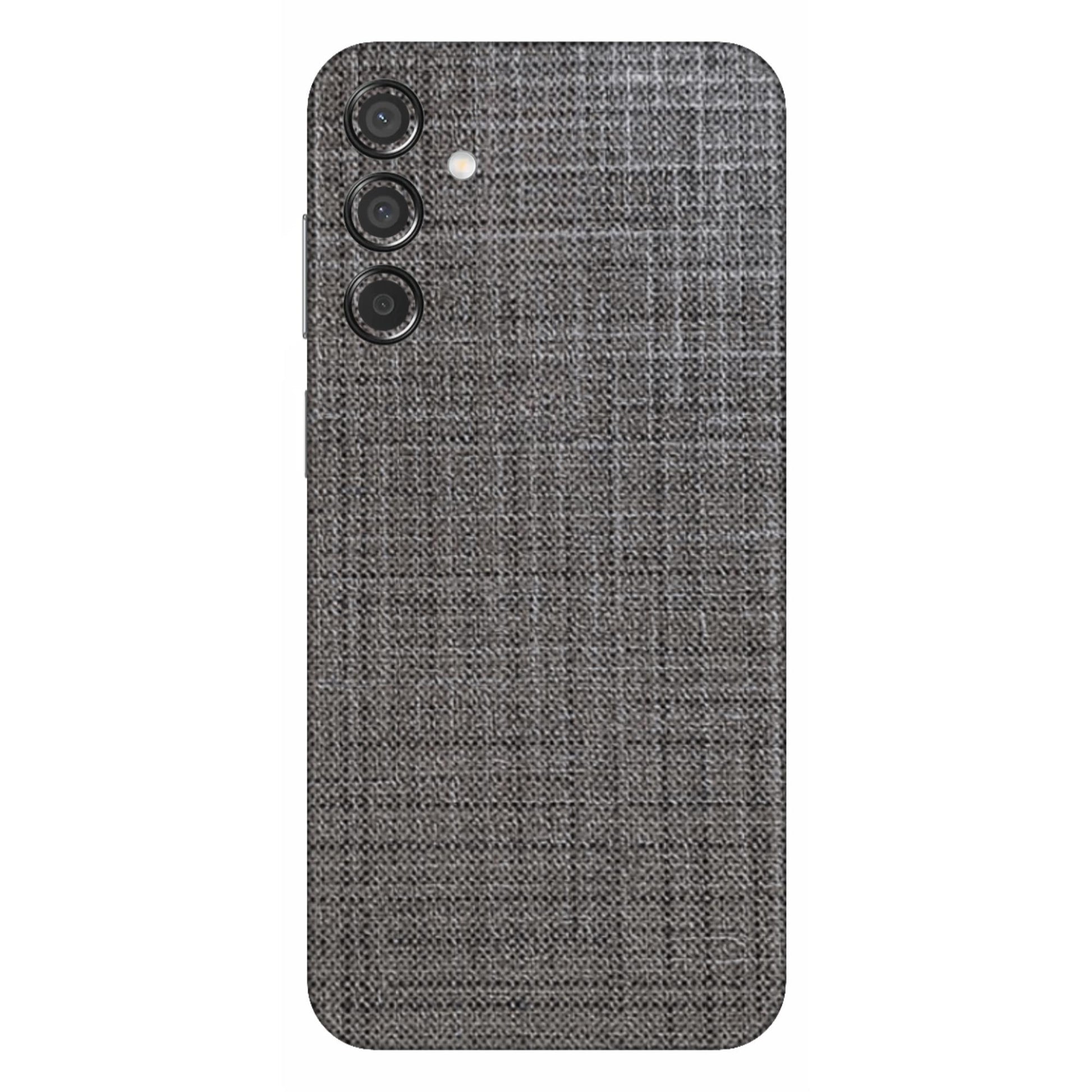 Fox Linen Dark Textured Mobile Skin - Stylish & Durable Protection