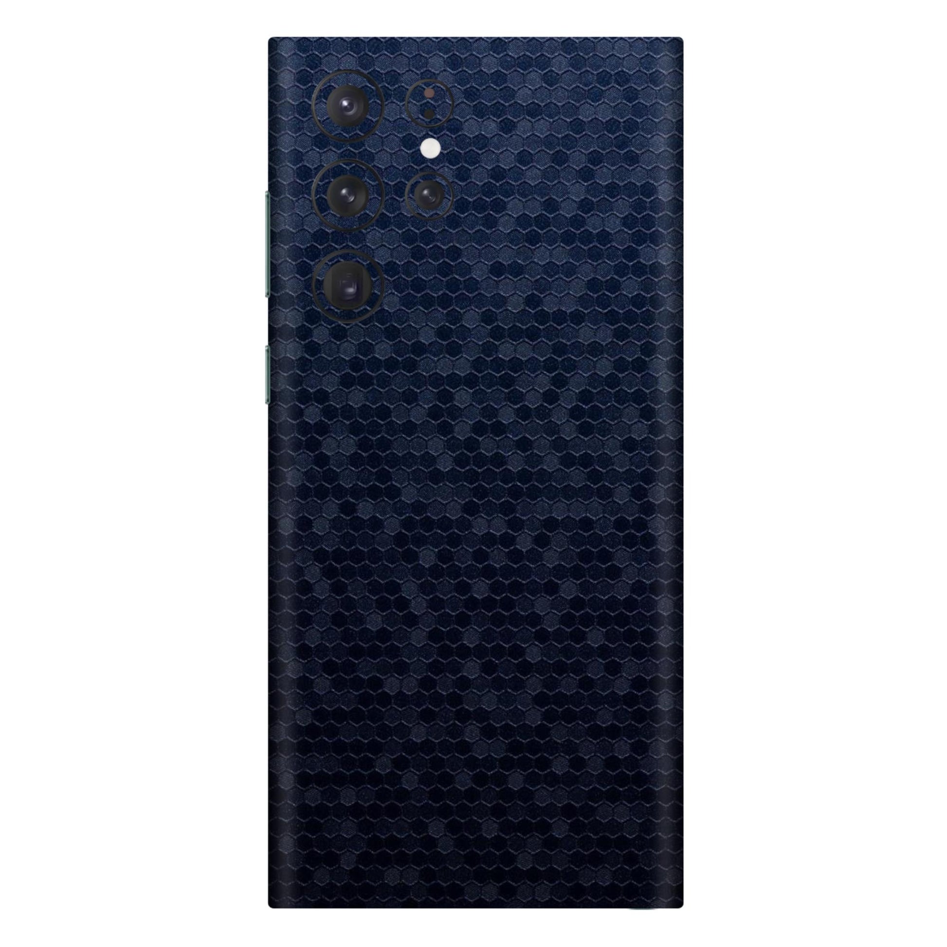 Premium Blue Honeycomb Texture Mobile Skin – Durable & Stylish Protection by Oracle