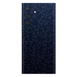 Premium Blue Honeycomb Texture Mobile Skin – Durable & Stylish Protection by Oracle