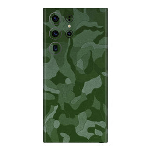 Green Camouflage Textured Mobile Skin - Tactical & Rugged Protection