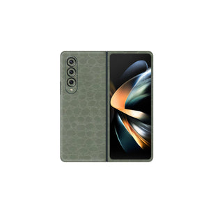 Crocodile Leather Armor Green Glossy Mobile Skin - Bold & Luxurious Protection
