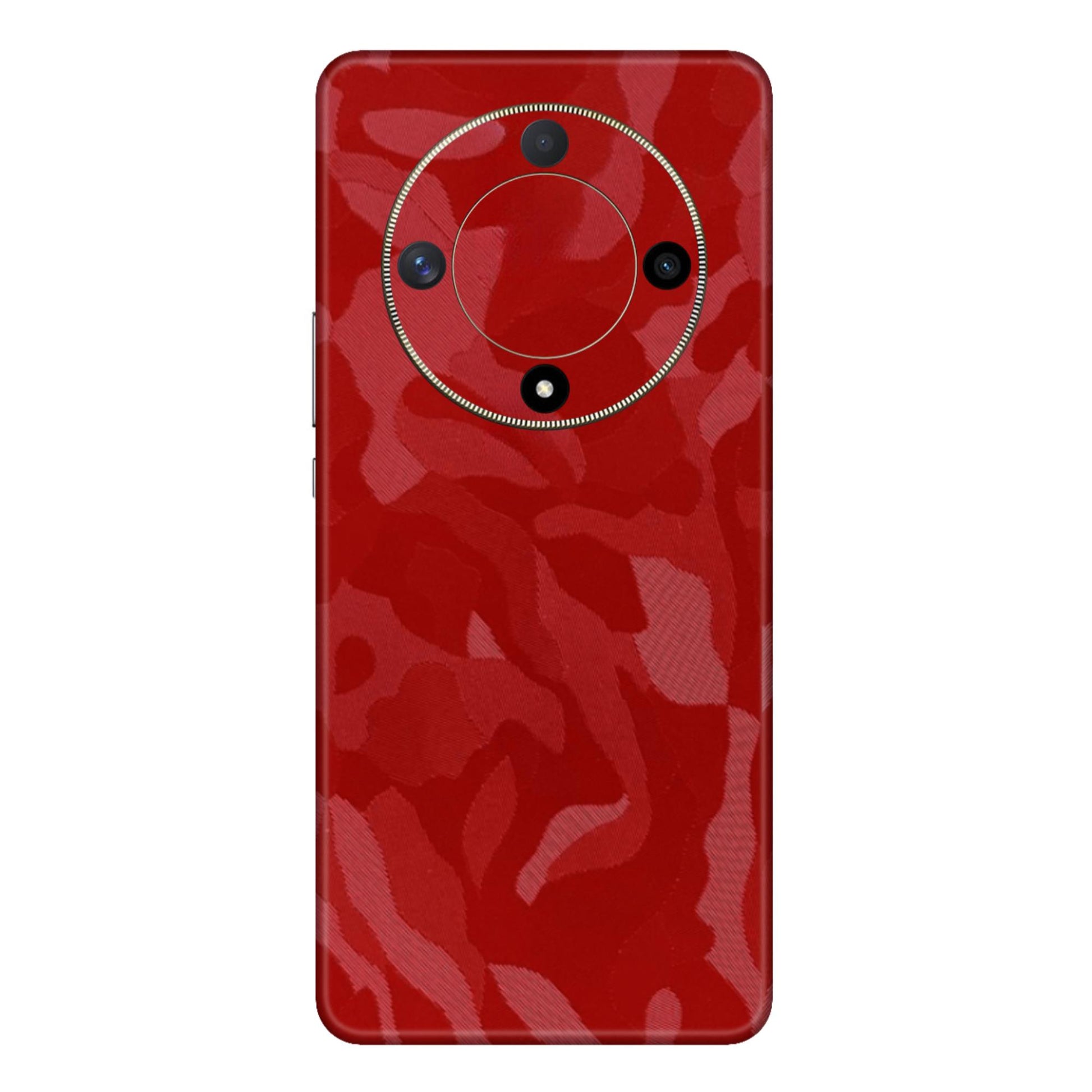 Red Camouflage Textured Mobile Skin - Bold &amp; Rugged Protection