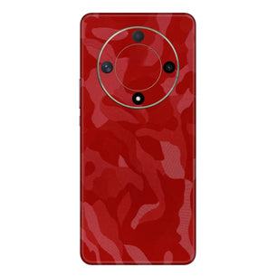 Red Camouflage Textured Mobile Skin - Bold & Rugged Protection