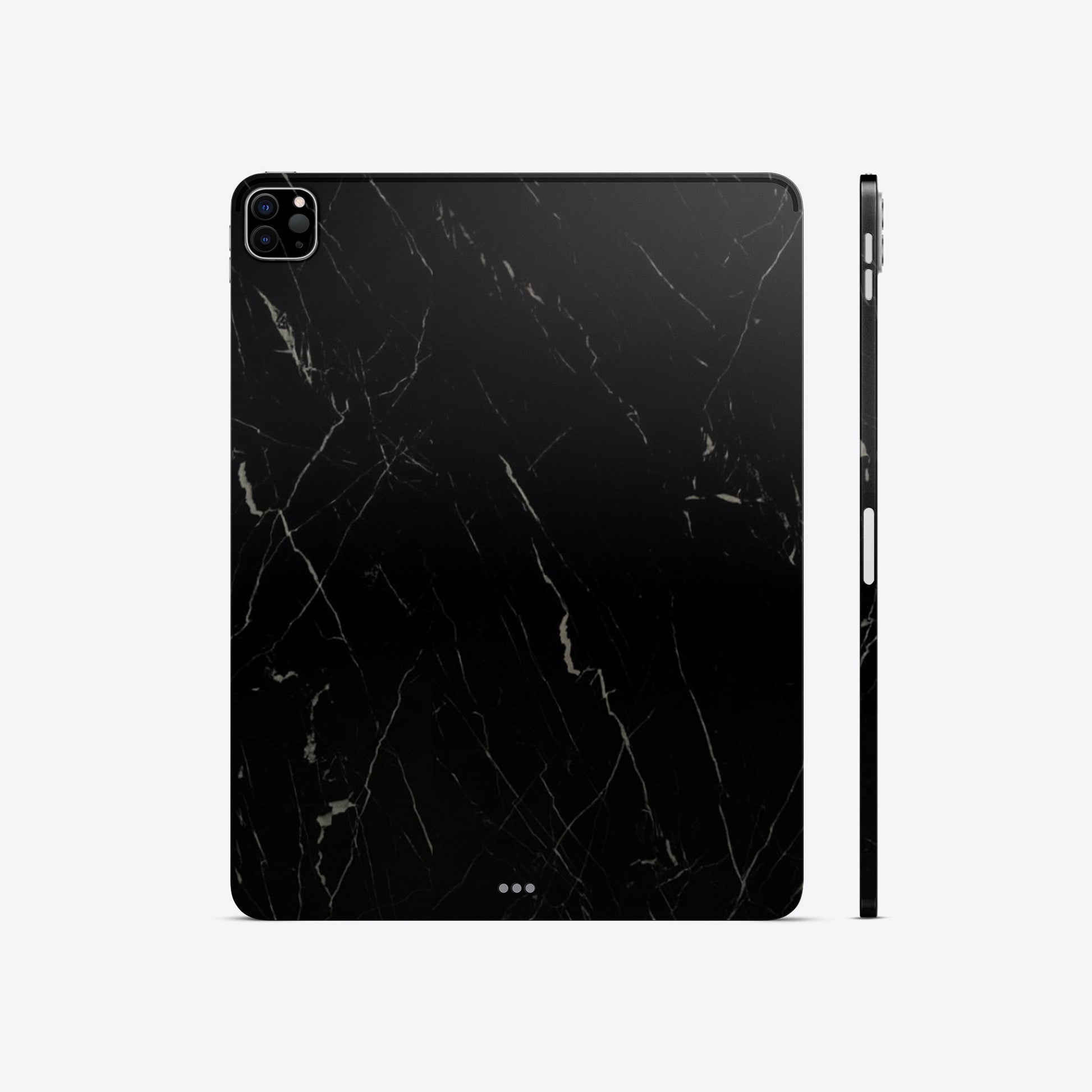 Black Marble White Strip Skin for iPad & Tablet | Elegant Marble Design for Premium Gadget Protection