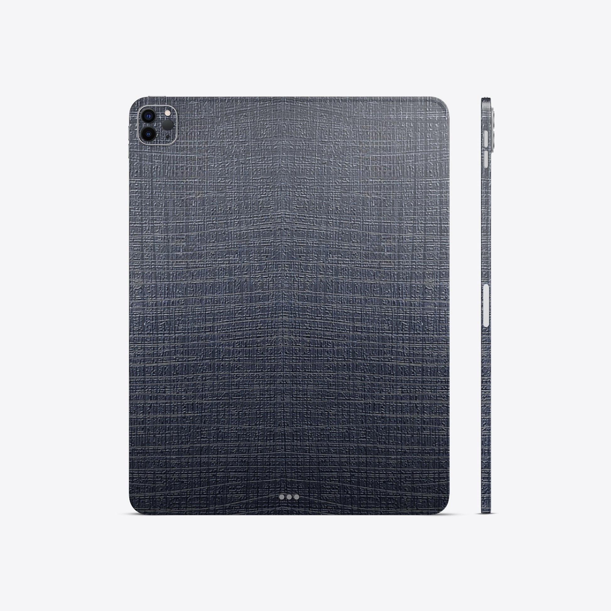 Textured Blue Fabric Skin for iPad & Tablet | Stylish and Durable Gadget Protection with Fabric Finish