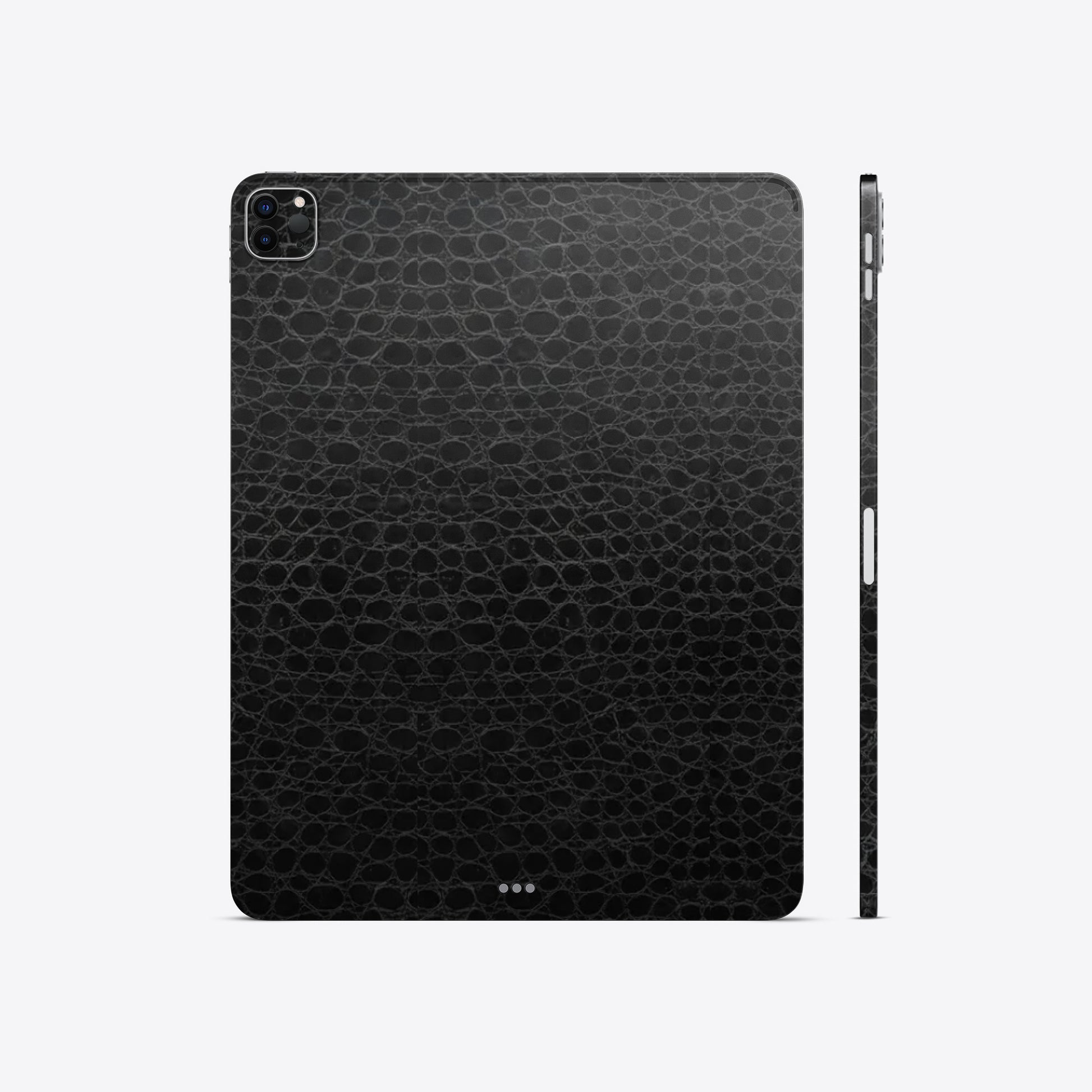 Luxurious Crocodile Shiny Leather Black Textured iPad & Tablet Skins | Ultimate Protection for Stylish Devices