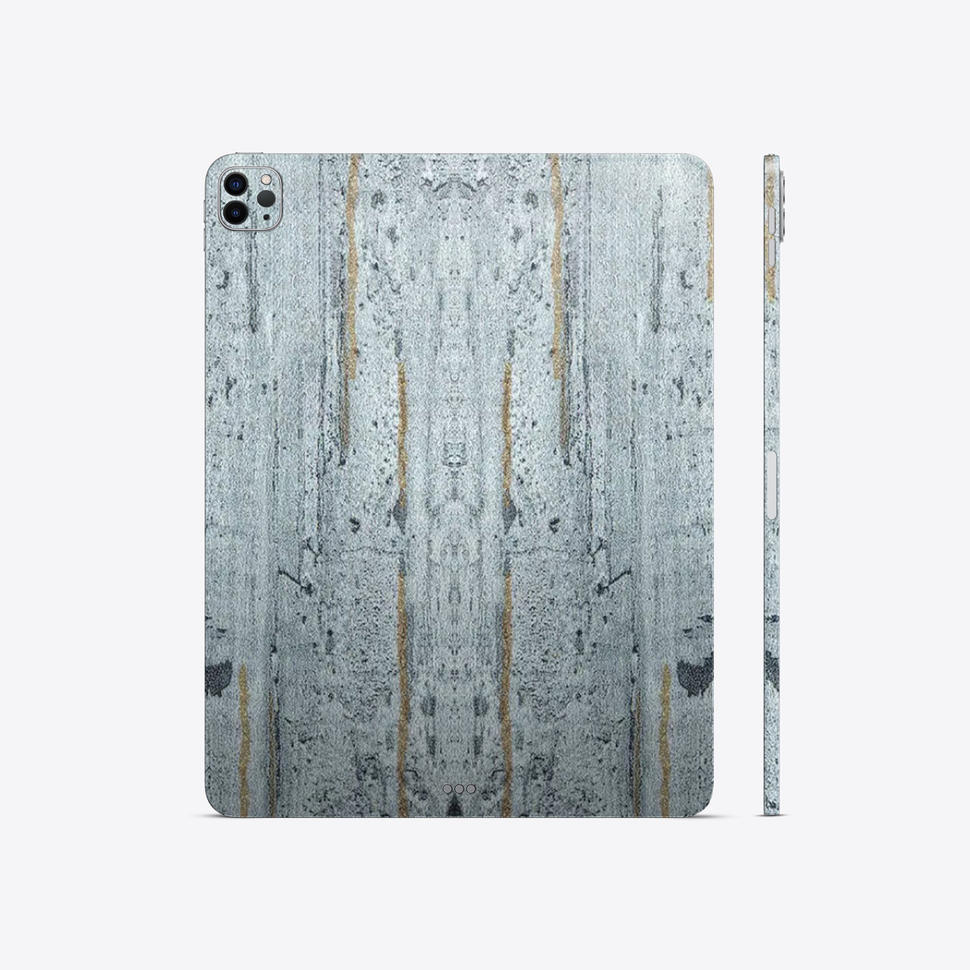 Gold Strip Concrete Textured Skin for iPad & Tablet | Unique Style with Durable Protection