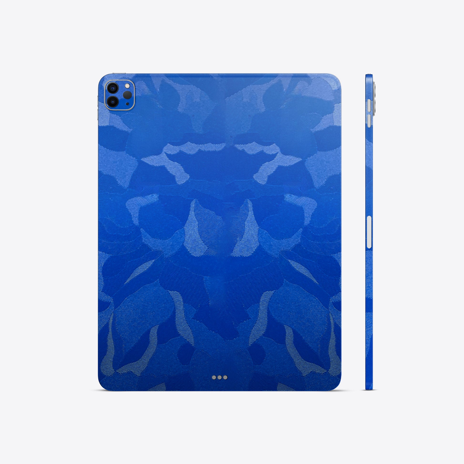 Camouflage Shiny Blue Skin for iPad & Tablet | Bold and Durable Camo Gadget Skin for Ultimate Protection and Style