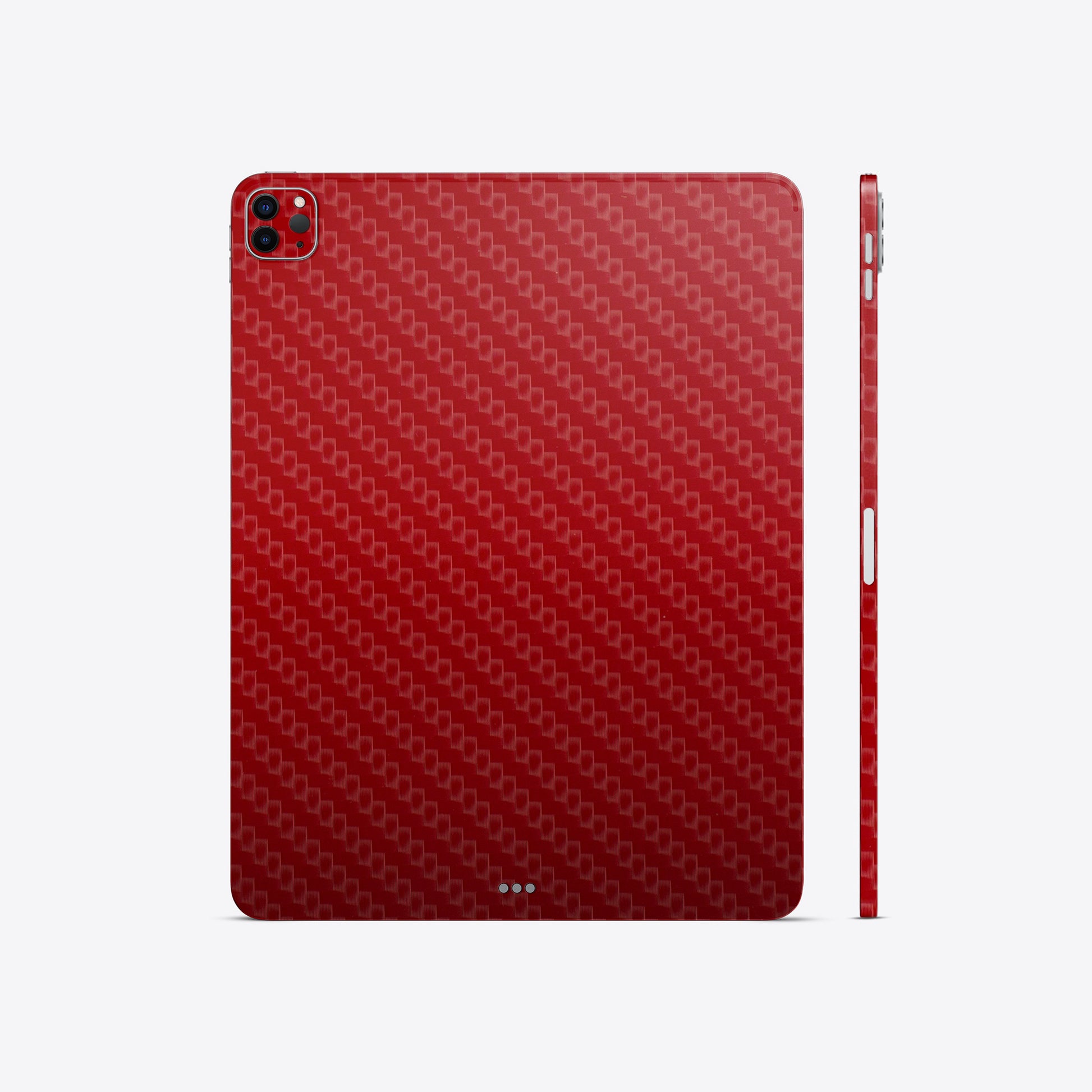 Carbon Fiber Red Skin for iPad & Tablet | Stylish and Durable Carbon Fiber Gadget Skin for Maximum Protection