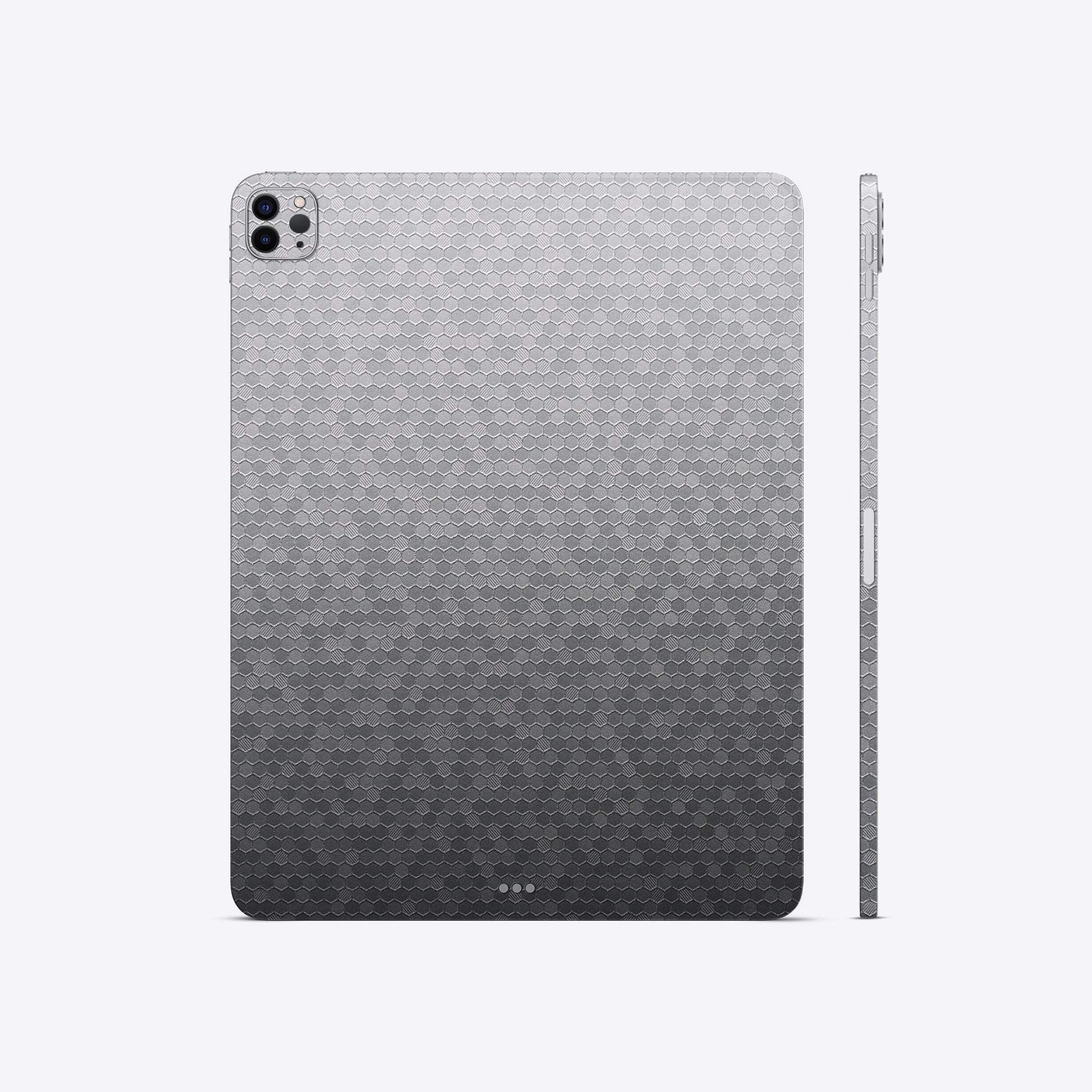 Premium Honeycomb Aluminum Textured Skin | High-Quality Silver Gadget Skin for iPads & Tablets