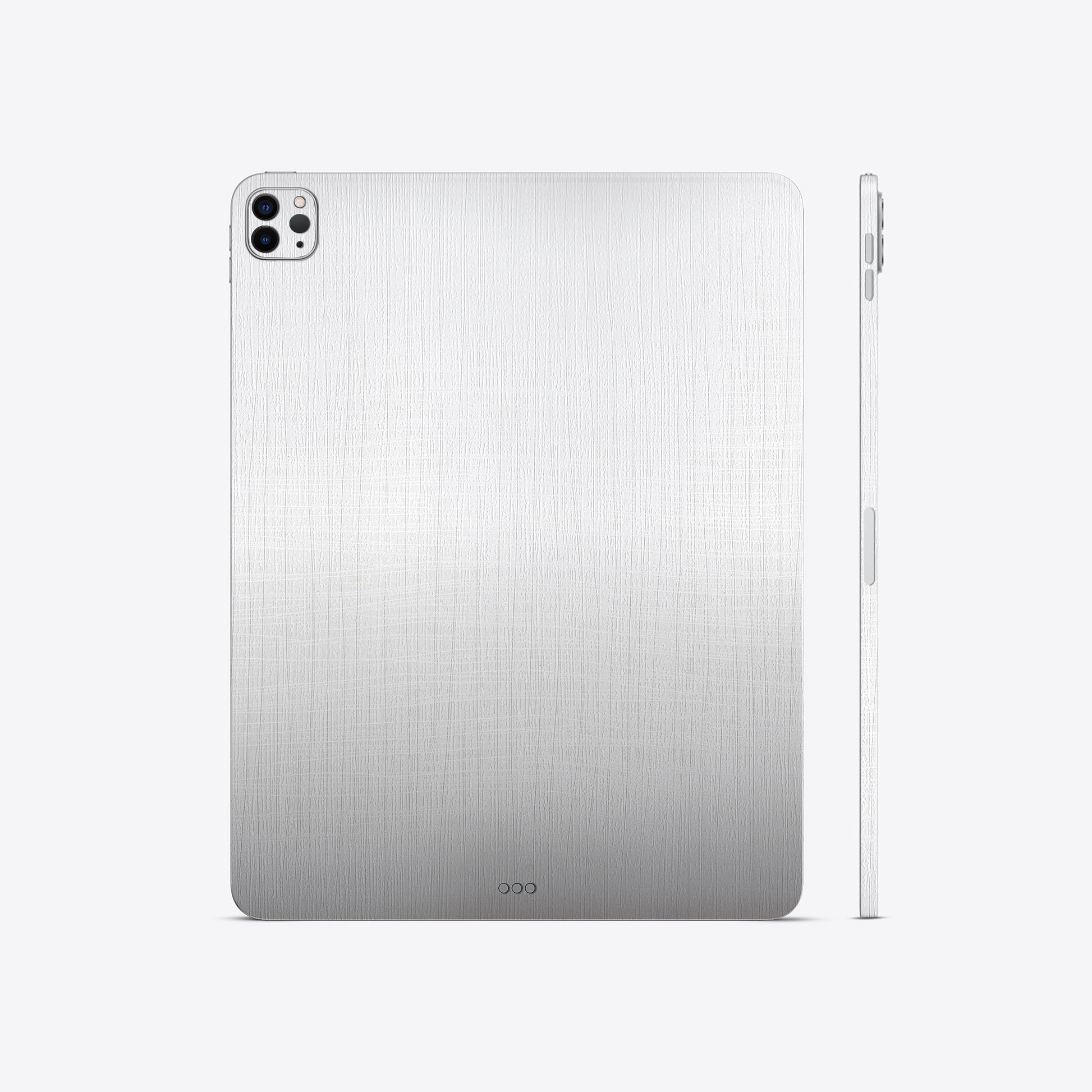 White Fabric Textured Skin | Elegant & Durable Gadget Cover with Soft Fabric Finish