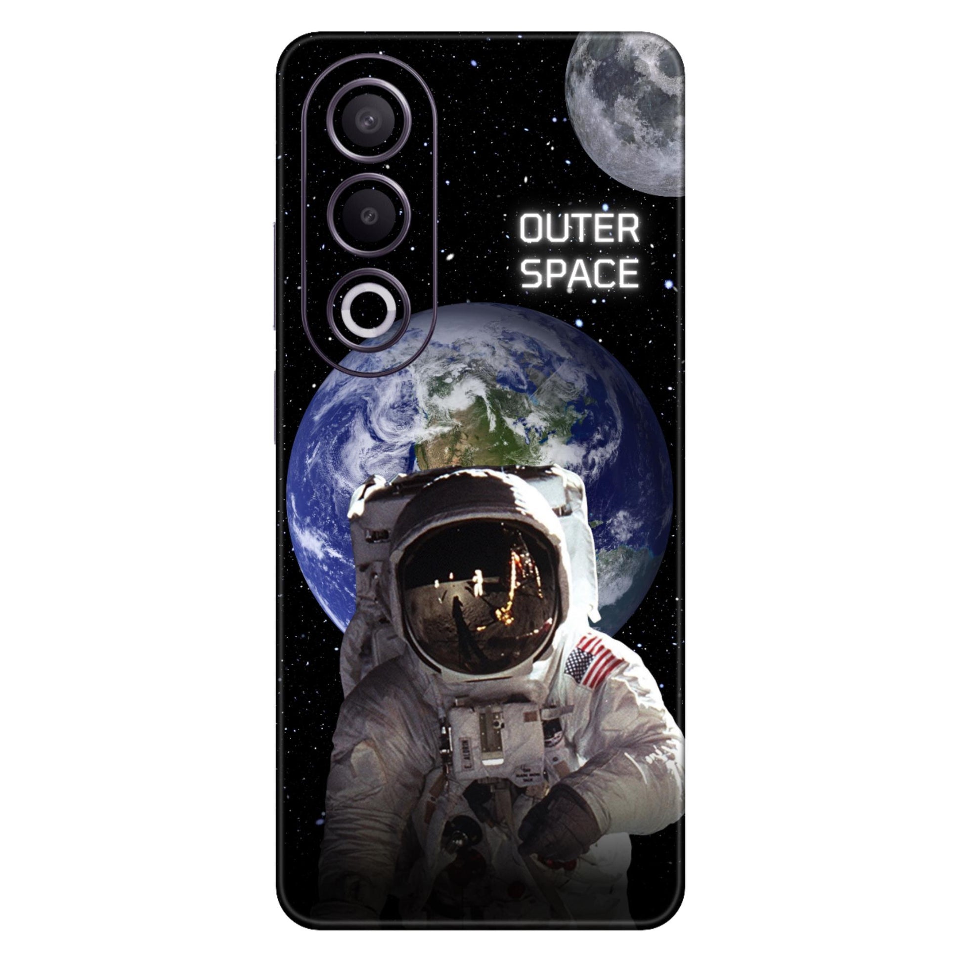 Astronaut's Cosmic Journey Mobile Skin – Premium Space Design for Smartphones