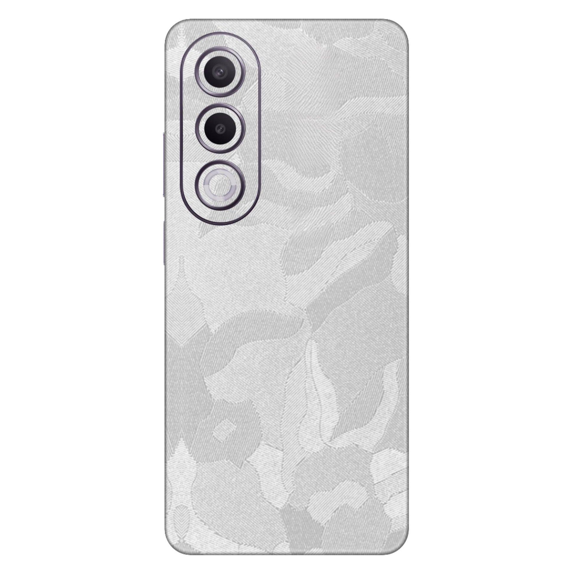 White Camouflage Textured Mobile Skin - Sleek &amp; Minimalist Protection