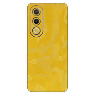 Yellow Camouflage Textured Mobile Skin - Vibrant & Durable Protection