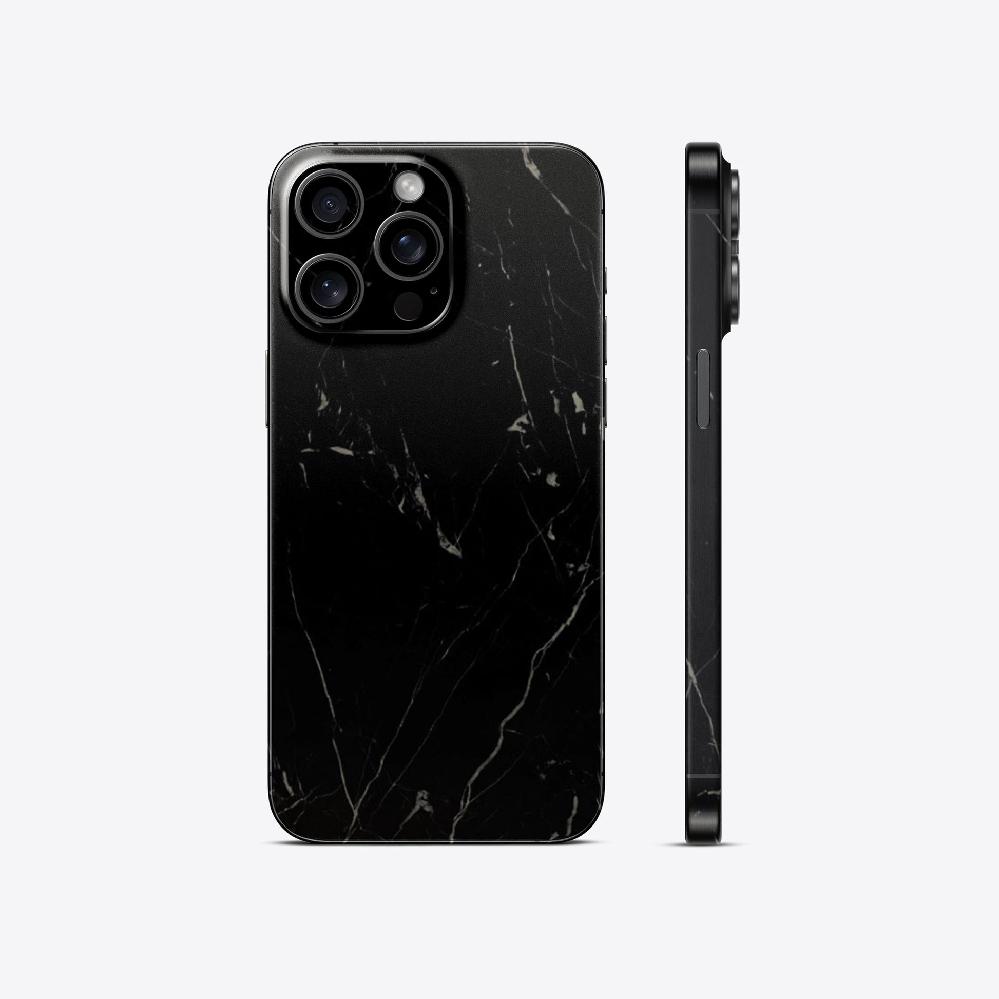 Black Marble White Stripes Textured Skins - Elegant & Durable Protection