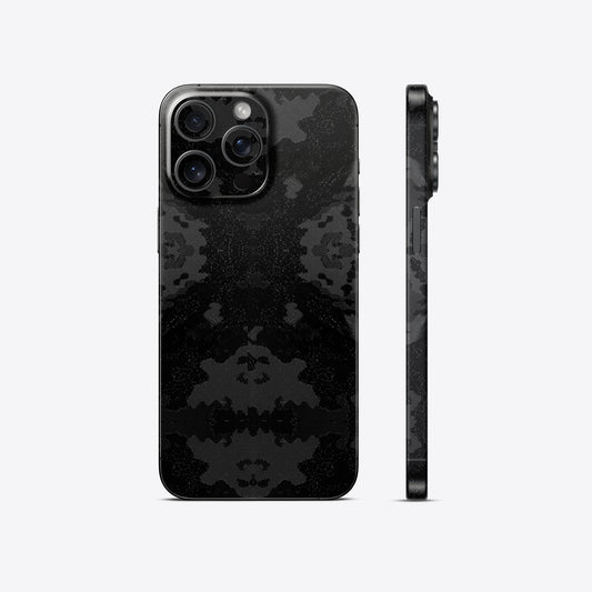 Black Shadow Textured Skin - Bold &amp; Glossy Finish