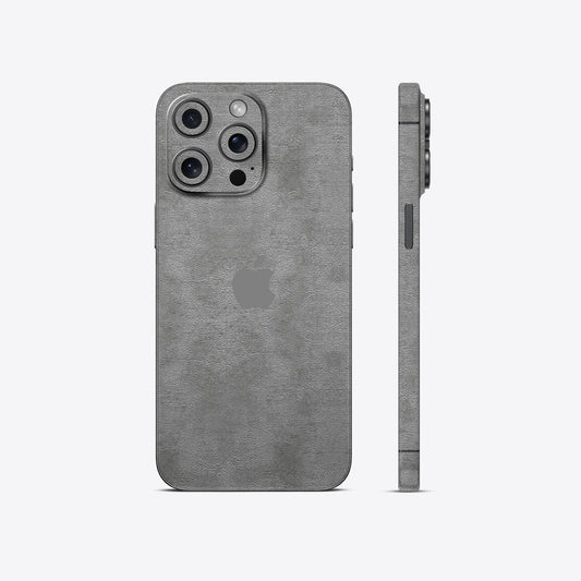 Concrete Gray Marble Textured Mobile Skin - Urban &amp; Sleek Protection