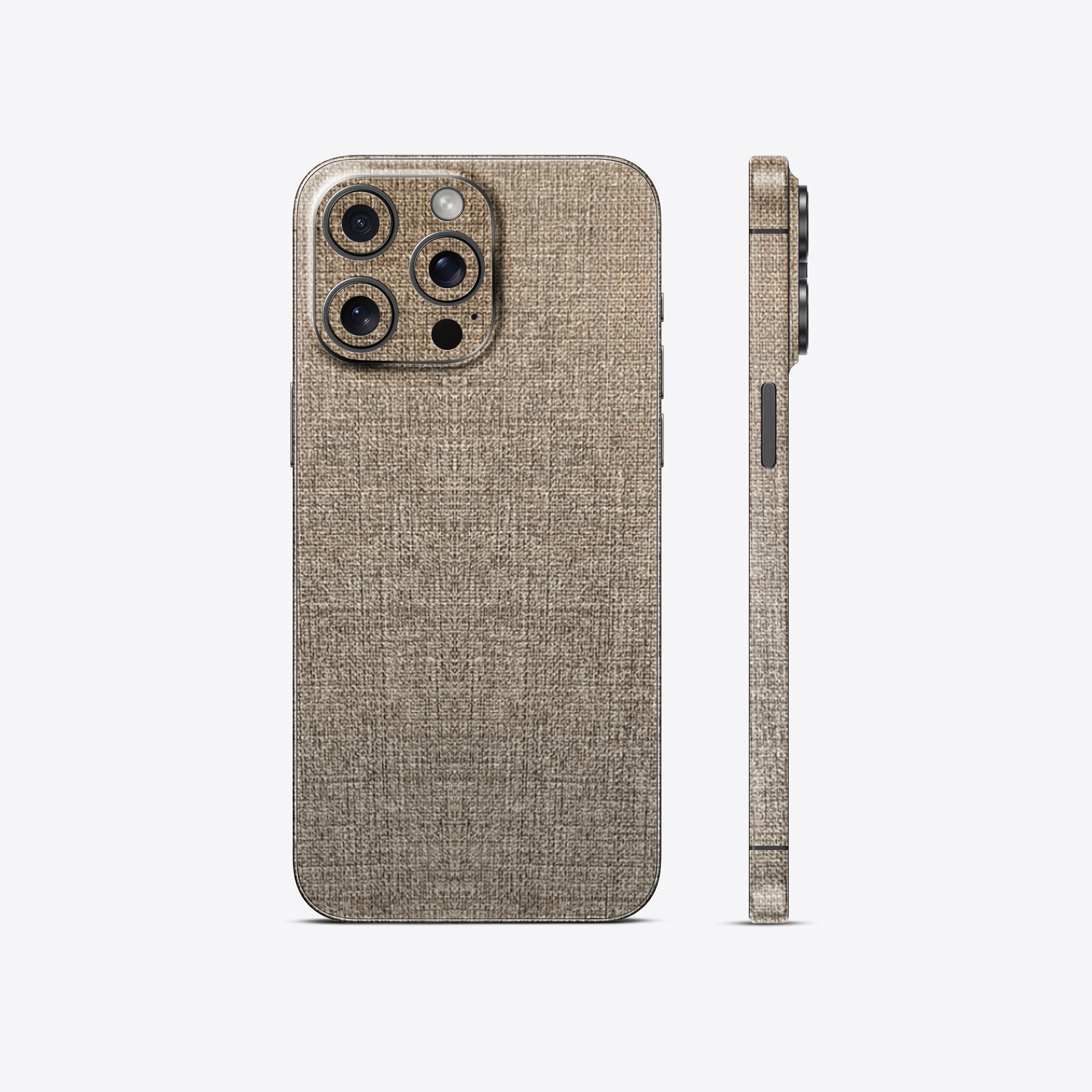 Denim Tan Fabric Textured Mobile Skin - Stylish &amp; Rugged Protection