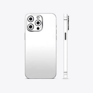 Feather Touch White Mobile Skin - Clean & Minimalist Protection