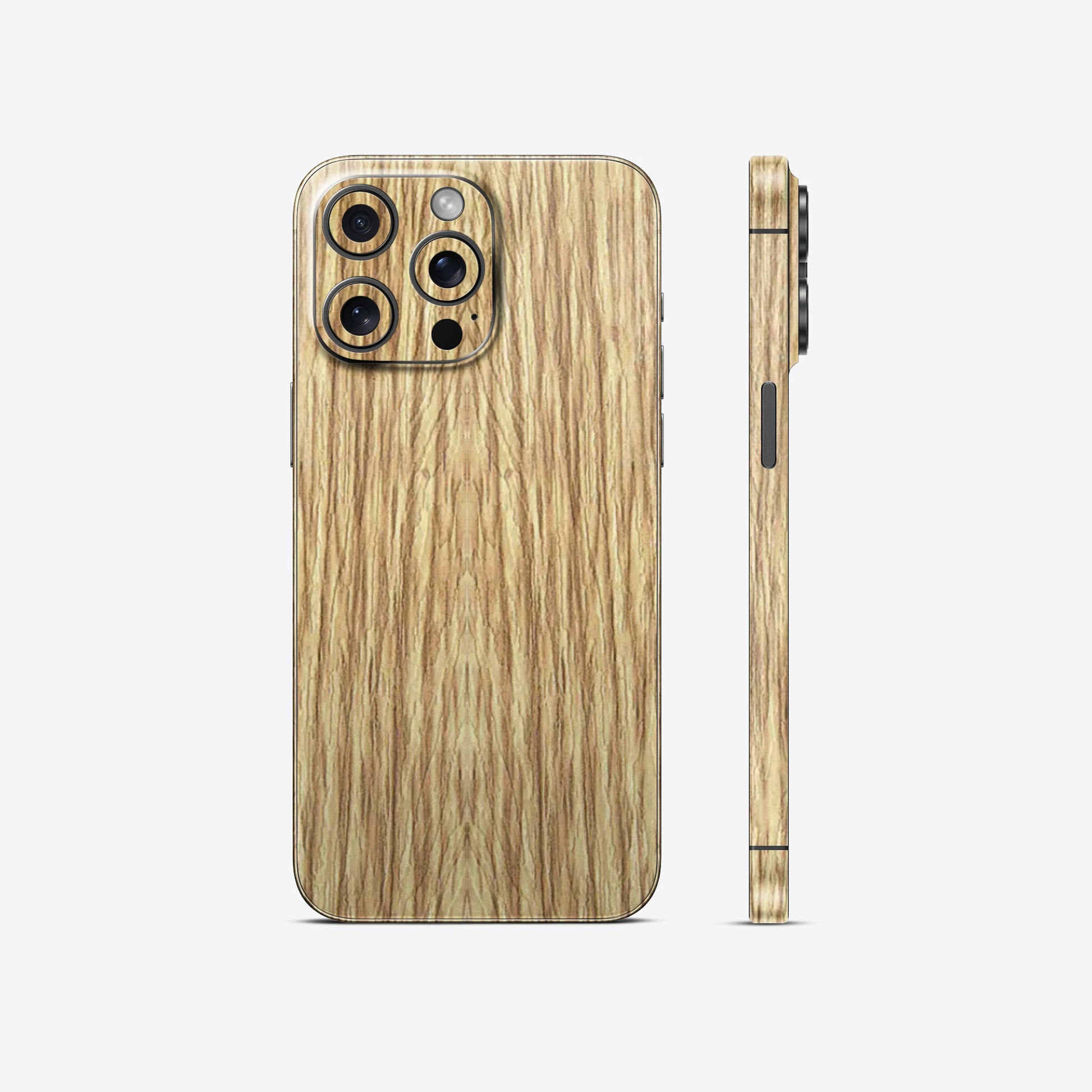 French Oak Wood Mobile Skin - Natural & Elegant Protection