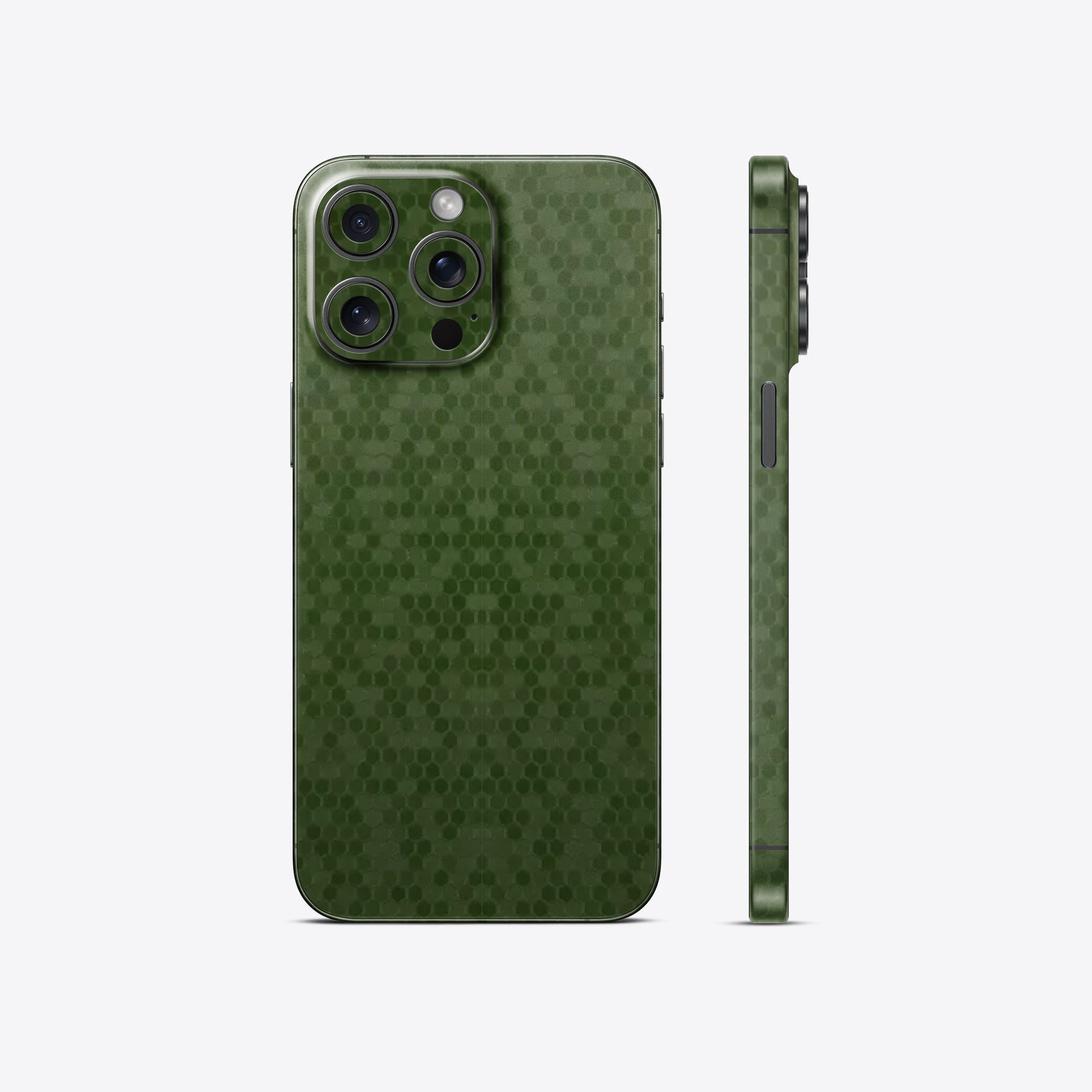 Honeycomb Green Textured Mobile Skin - Bold & Unique Protection
