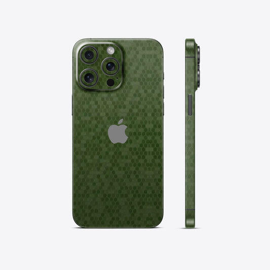 Honeycomb Green Textured Mobile Skin - Bold & Unique Protection
