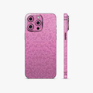Honeycomb Pink Textured Mobile Skin - Stylish & Protective Design