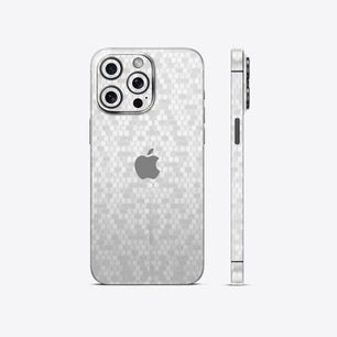 Honeycomb White Textured Mobile Skin - Clean & Modern Protection