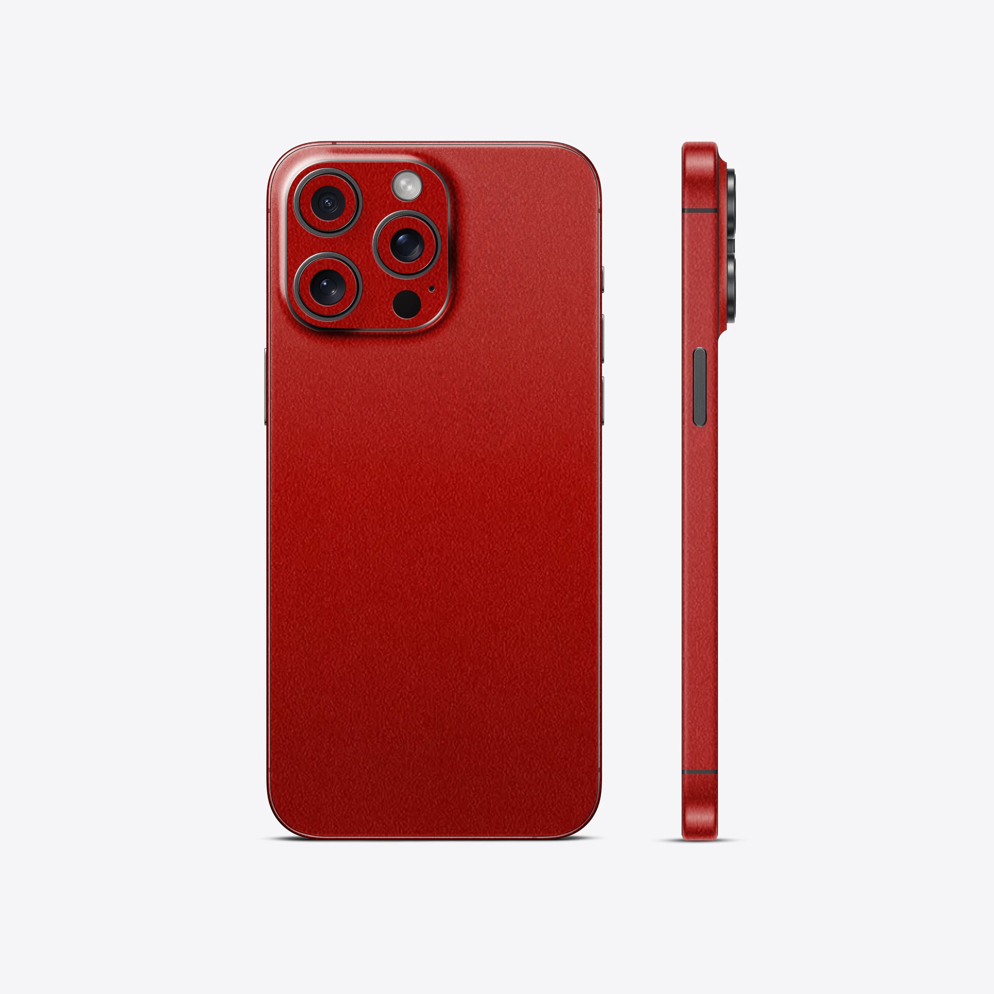 Matte Red Mobile Skin - Bold & Durable Protection