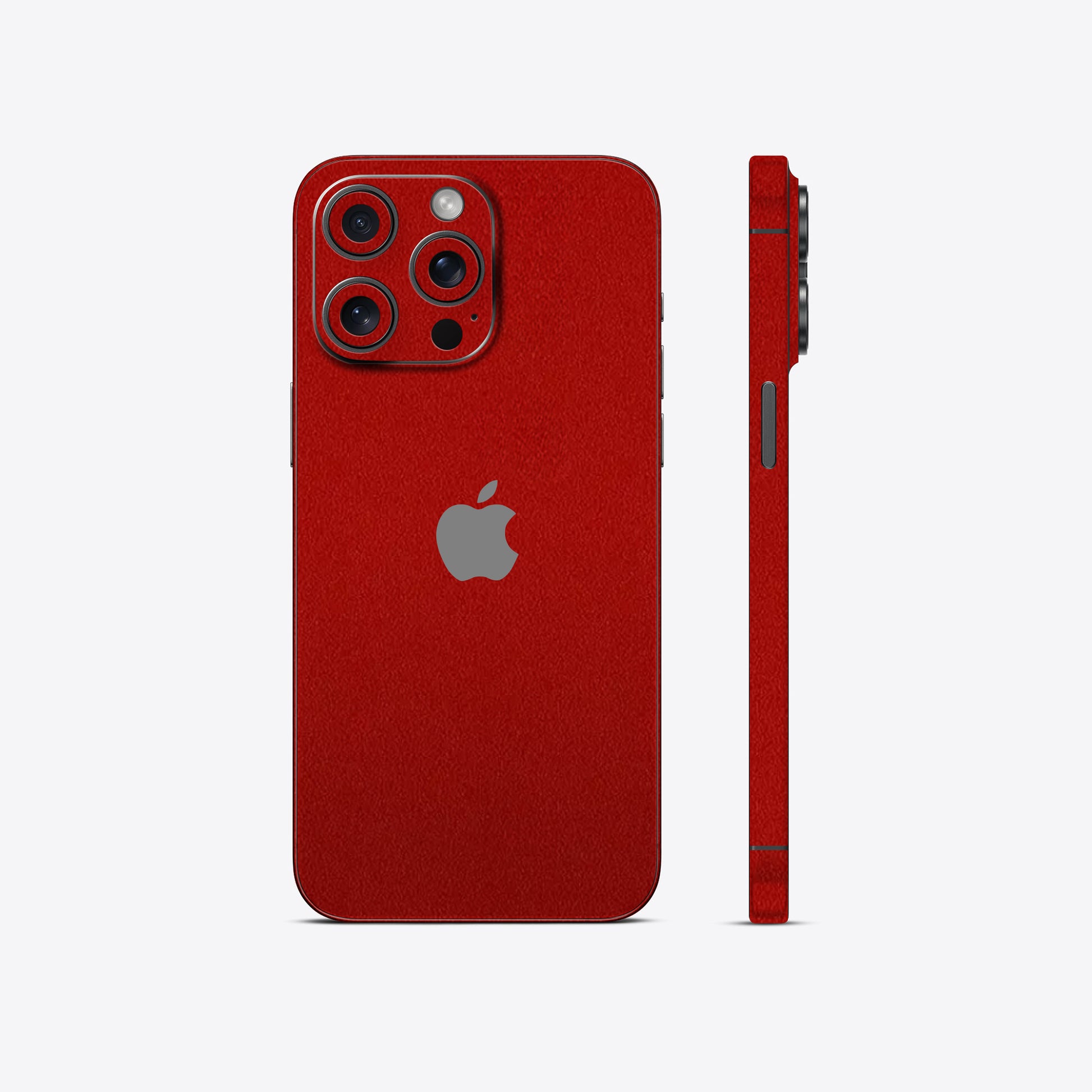 Matte Red Mobile Skin - Bold & Durable Protection