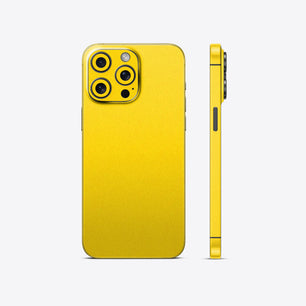Matte Yellow Mobile Skin - Bold & Bright Protection